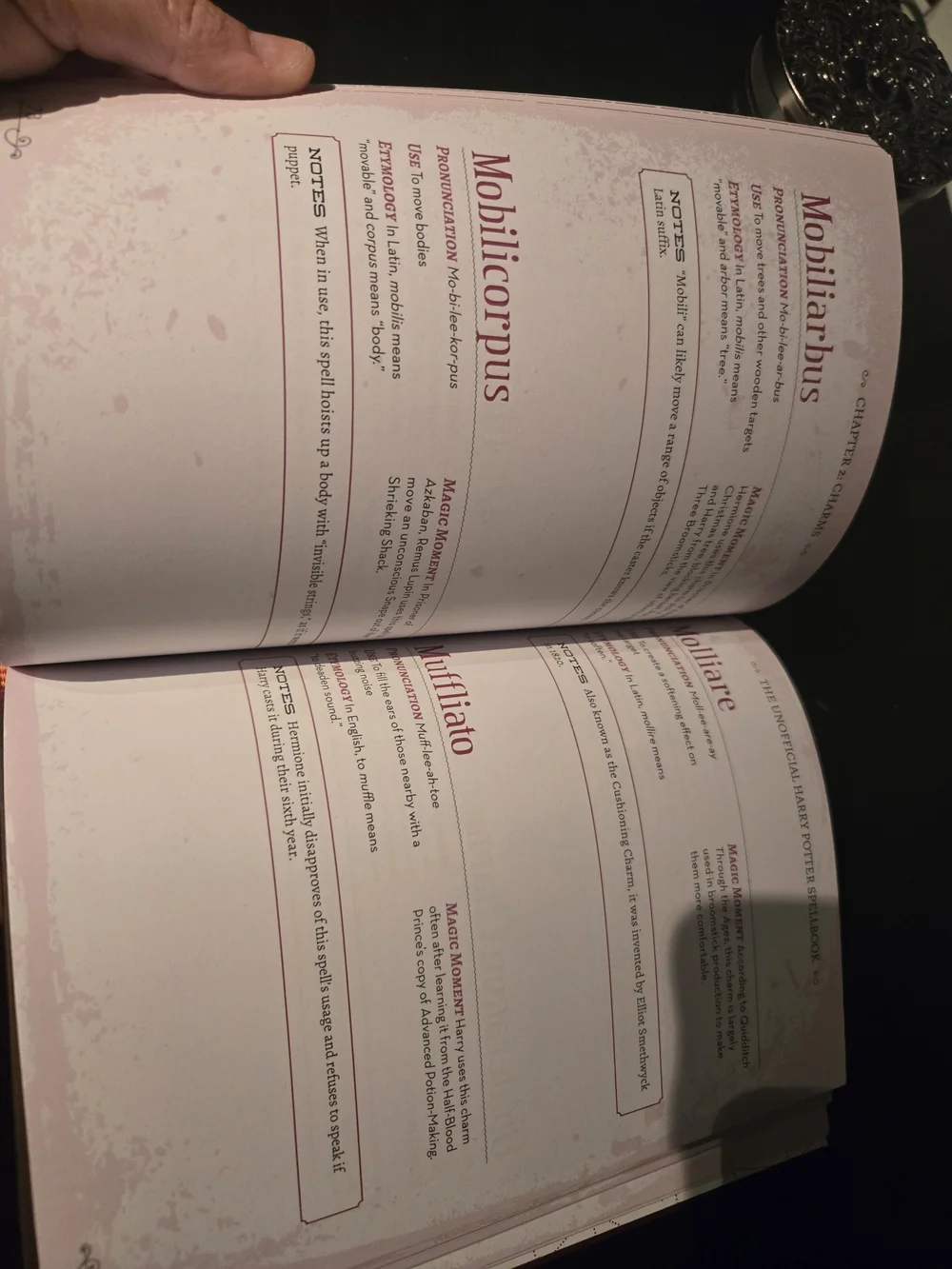 The Unofficial Harry Potter Spellbook - Red